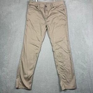 Prana Slim Fit Khaki Chino Pants Mens 34W x 32L Casual Outdoor Adventure